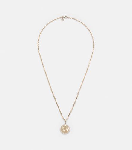 Collier World Traveler en or 14 ct et diamants - Sydney Evan - Modalova