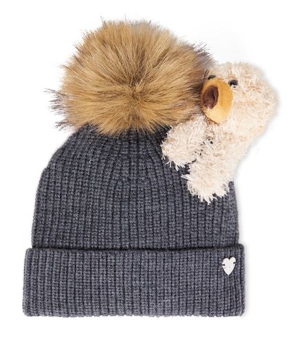 Monnalisa Bonnet en laine à plumes - Monnalisa - Modalova