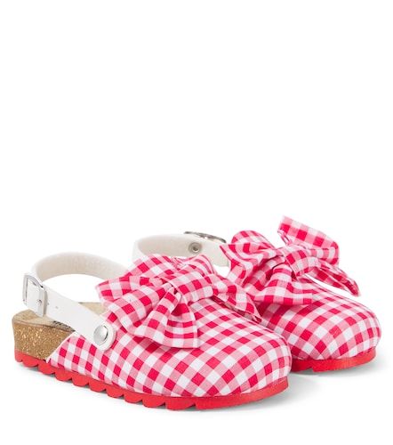 Monnalisa Mules à carreaux - Monnalisa - Modalova