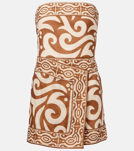 Johanna Ortiz Robe bustier en lin - Johanna Ortiz - Modalova