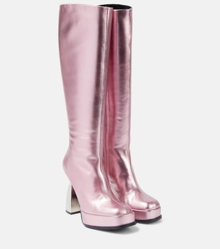 Bottes Angel en cuir métallisé - Nodaleto - Modalova