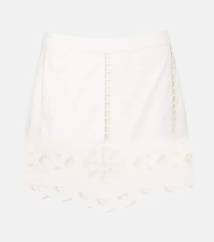 Mini-jupe Palmira brodée en coton - Isabel Marant - Modalova