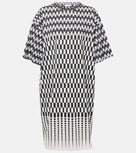 Robe t-shirt en coton à carreaux - Dries Van Noten - Modalova