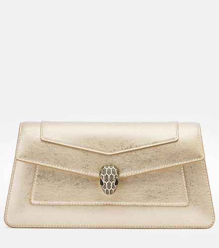 Pochette Snakei Forever en cuir métallisé - Bvlgari - Modalova
