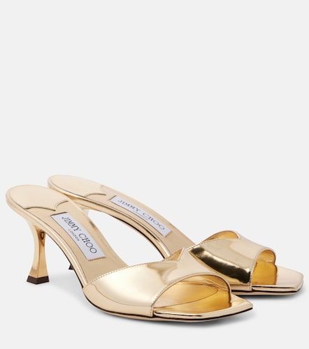Mules Skye 70 en cuir métallisé - Jimmy Choo - Modalova