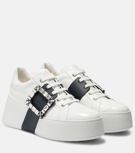 Baskets Viv Skate à plateforme en cuir - Roger Vivier - Modalova