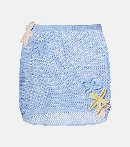 Mini-jupe Cori en lamé à appliqués - Bananhot - Modalova