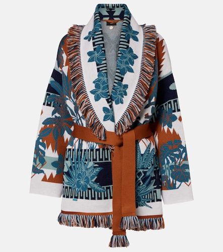 Cardigan Island Soul en jacquard de laine - Alanui - Modalova