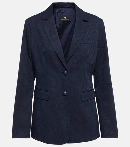 Blazer en jacquard de coton mélangé - Etro - Modalova