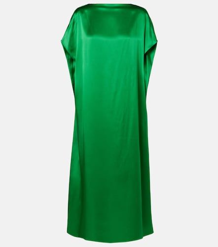 Robe midi en satin de soie - Dries Van Noten - Modalova