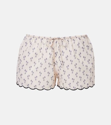 Short Cynthia en coton à fleurs - Montce - Modalova