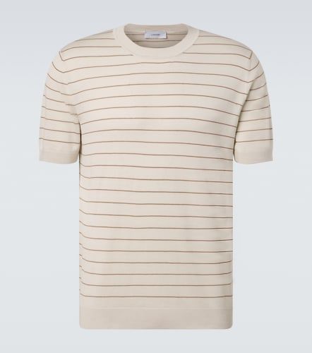 Lardini T-shirt en soie rayée - Lardini - Modalova