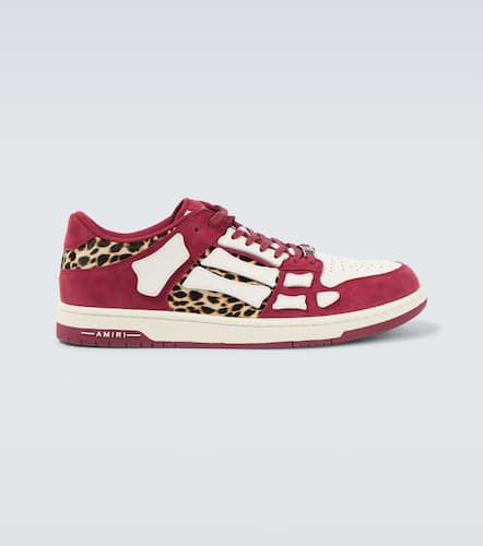 Baskets Leopard Skel Top Low en cuir - Amiri - Modalova