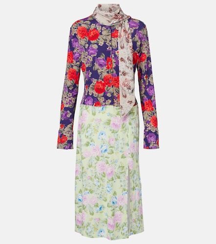 Robe midi Dalmati à fleurs - Acne Studios - Modalova