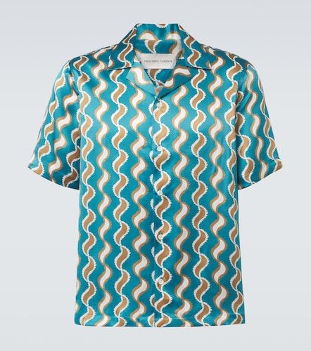 Chemise de bowling Roberto en soie à imprimé - Frescobol Carioca - Modalova