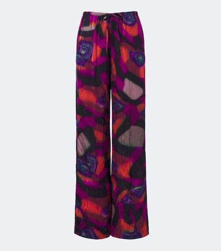 Pantalon ample à imprimé - Dries Van Noten - Modalova