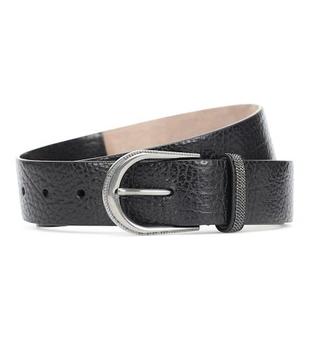 Ceinture Skinny en cuir - Brunello Cucinelli - Modalova