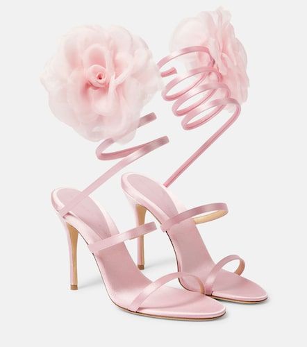 Sandales à appliqués floraux - Magda Butrym - Modalova