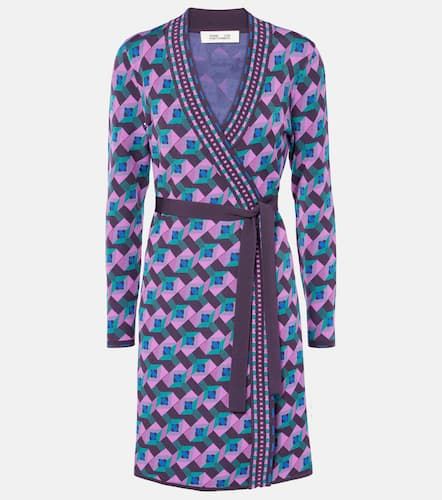 Robe portefeuille Edwina en jacquard - Diane von Furstenberg - Modalova