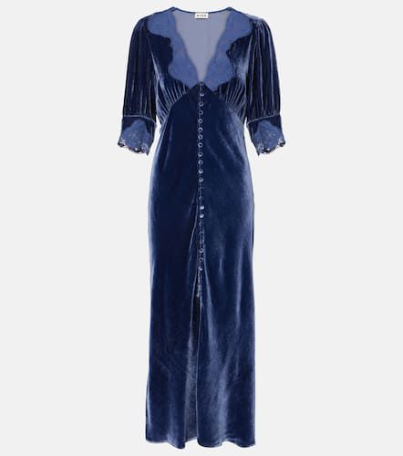 Rixo Robe longue Simone en velours - Rixo - Modalova