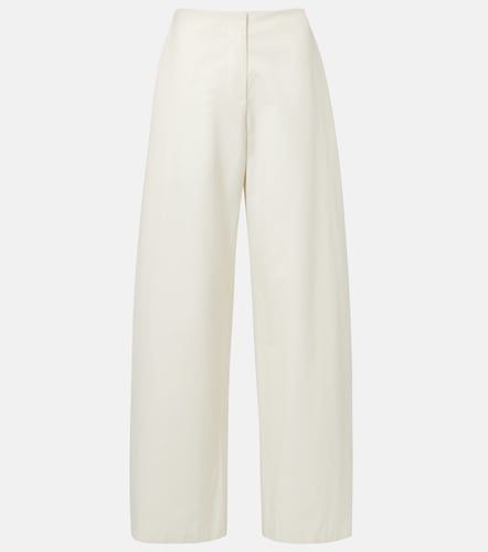 Pantalon tonneau Galileo en coton et soie - The Row - Modalova