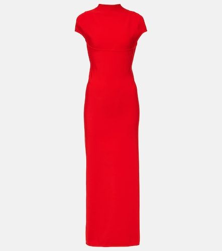 Alaïa Robe longue en jersey à découpes - Alaia - Modalova
