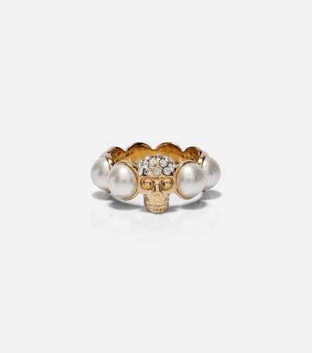 McQueen Bague Skull à ornements - McQueen - Modalova