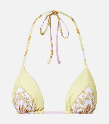 Haut de bikini triangle Barocco - Versace - Modalova
