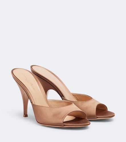 Gianvito Rossi Mules Sofia en satin - Gianvito Rossi - Modalova