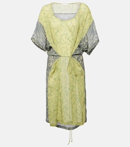 Robe en georgette à imprimé - Dries Van Noten - Modalova