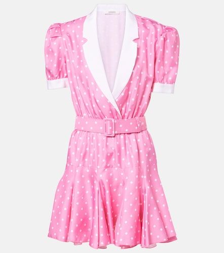 Robe en sergé de soie à pois - Rodarte - Modalova