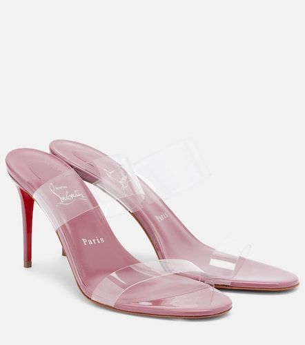 Mules Just Nothing en TPU à finitions en cuir - Christian Louboutin - Modalova