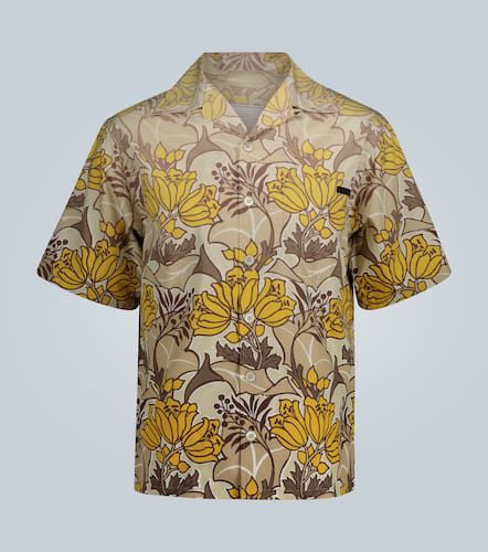 Chemise manches courtes à imprimé floral - Prada - Modalova