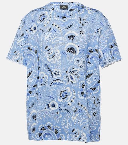 T-shirt en jersey de coton imprimé - Etro - Modalova