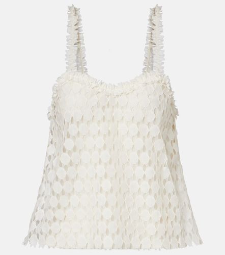 Top Francoise en coton mélangé à dentelle - Ulla Johnson - Modalova