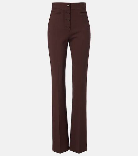 Pantalon droit VGold en laine mélangée - Valentino - Modalova