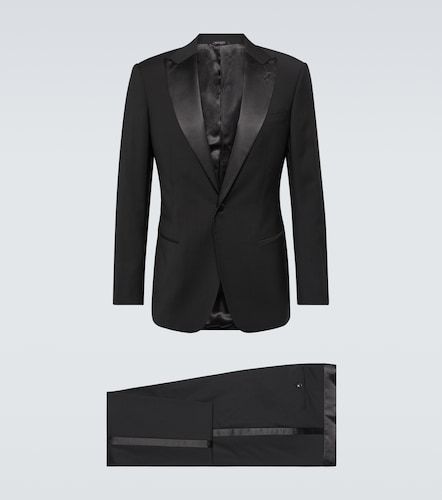 Smoking en laine vierge - Giorgio Armani - Modalova