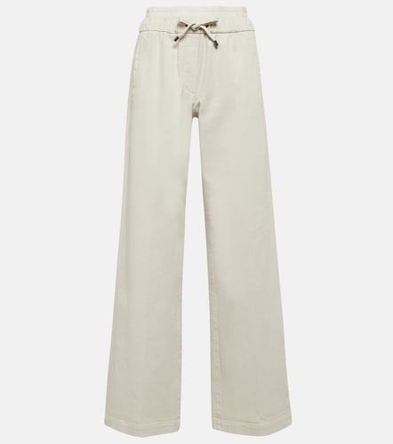 Jean wide taille haute - Brunello Cucinelli - Modalova