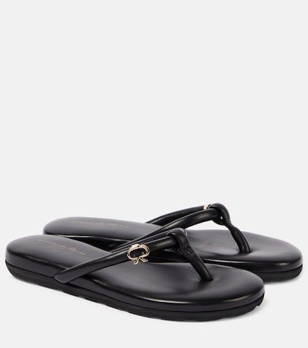 Gianvito Rossi Tongs Juno en cuir - Gianvito Rossi - Modalova