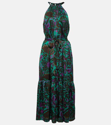 Robe midi Kareese imprimée en satin - Velvet - Modalova