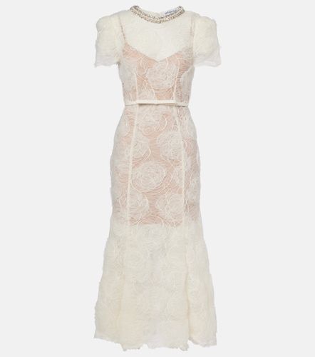 Self-Portrait Robe midi en dentelle - Self-Portrait - Modalova