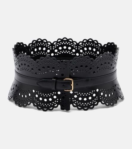 Alaïa Ceinture Vienne Wave en cuir - Alaia - Modalova