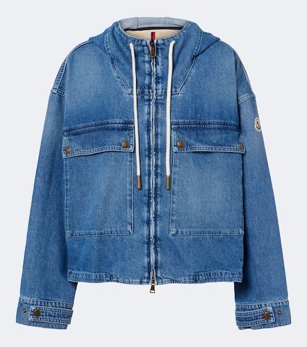 Veste doudoune Ecrevisse en denim - Moncler - Modalova