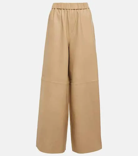 Pantalon ample Sydney en cuir - The Frankie Shop - Modalova