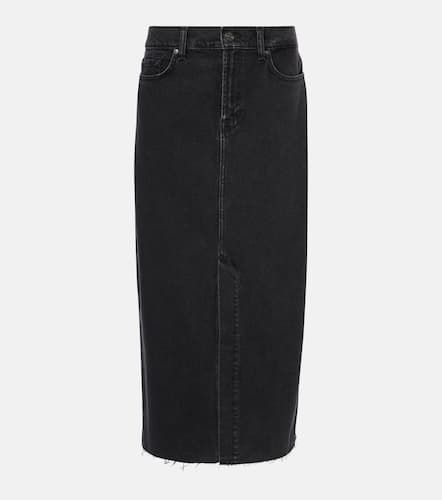 Jupe midi Kellie en jean - 7 For All Mankind - Modalova