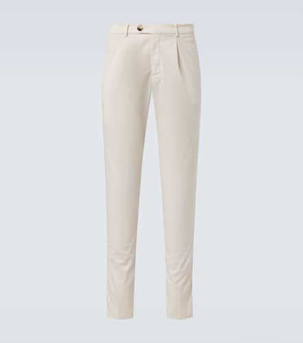 Pantalon slim en coton mélangé - Brunello Cucinelli - Modalova