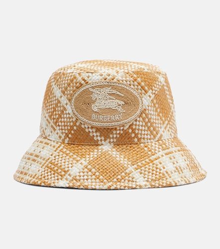 Burberry Bob à effet raphia - Burberry - Modalova