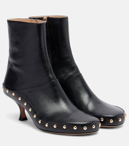 Chloé Bottines Junie en cuir à clous - Chloe - Modalova
