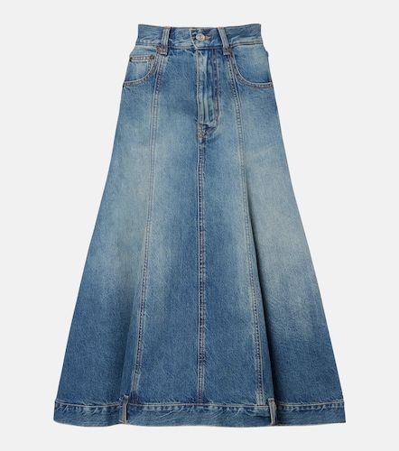 Victoria Beckham Jupe midi en jean - Victoria Beckham - Modalova
