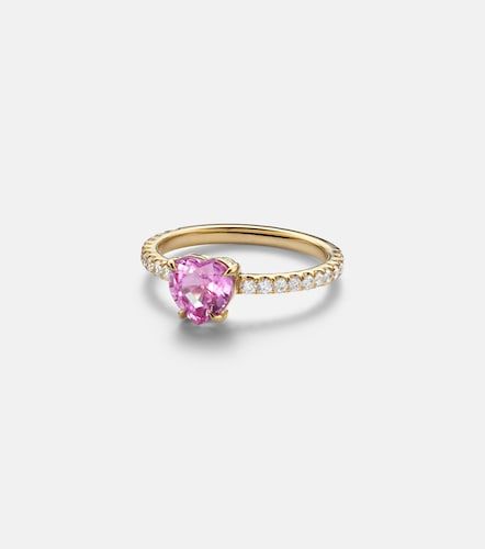 Bague en or 18 ct, saphir et diamants - Anita Ko - Modalova